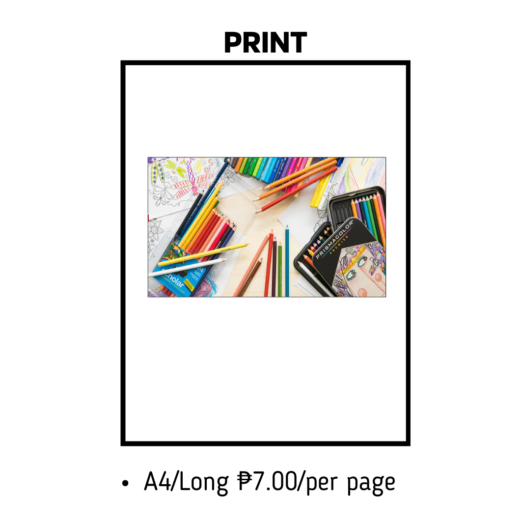 A4/Long - Half Colored